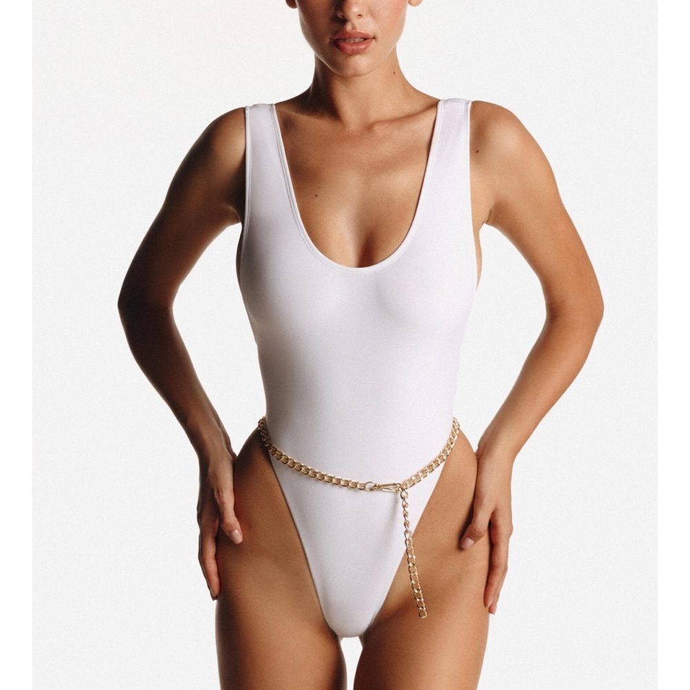Swim by Di Amalfi White One-Piece Swimsuit
